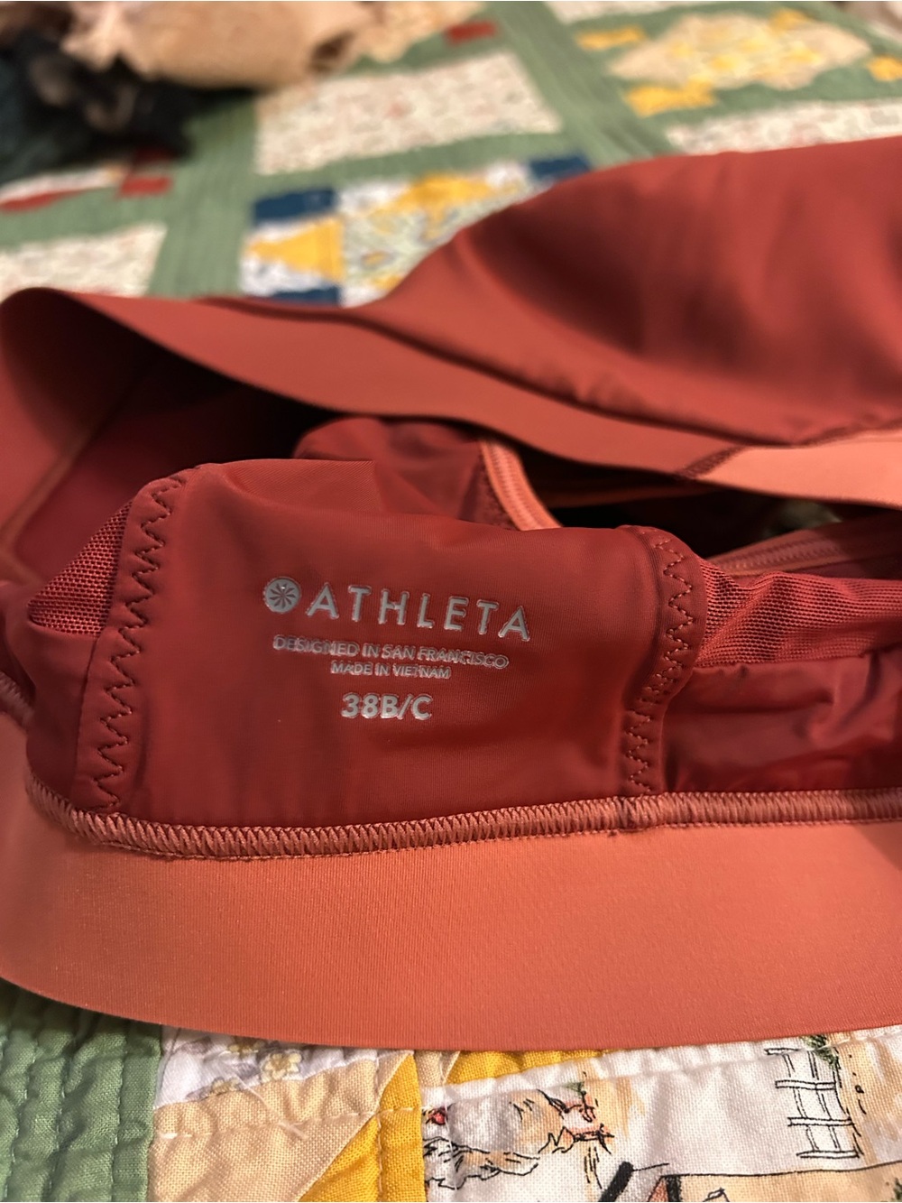 Athleta Rust Racerback High-Support Sports Bra - Picture 5 of 5